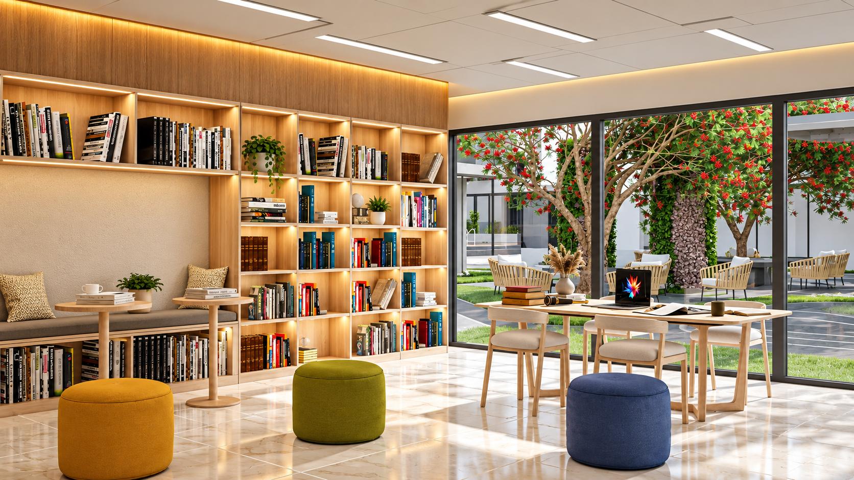 Library at Sugee Empire Tower, Grant Road