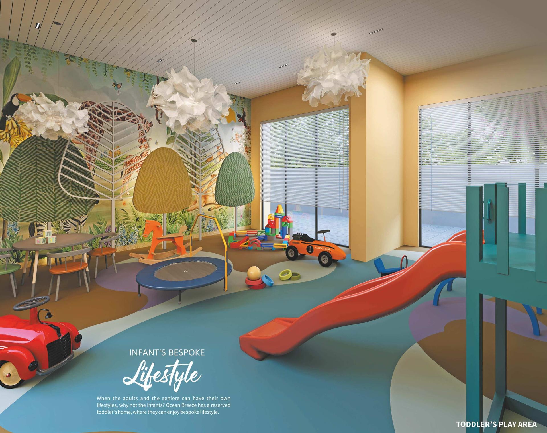 Children's play area at Bhairav Ocean Breeze, Kandivali West