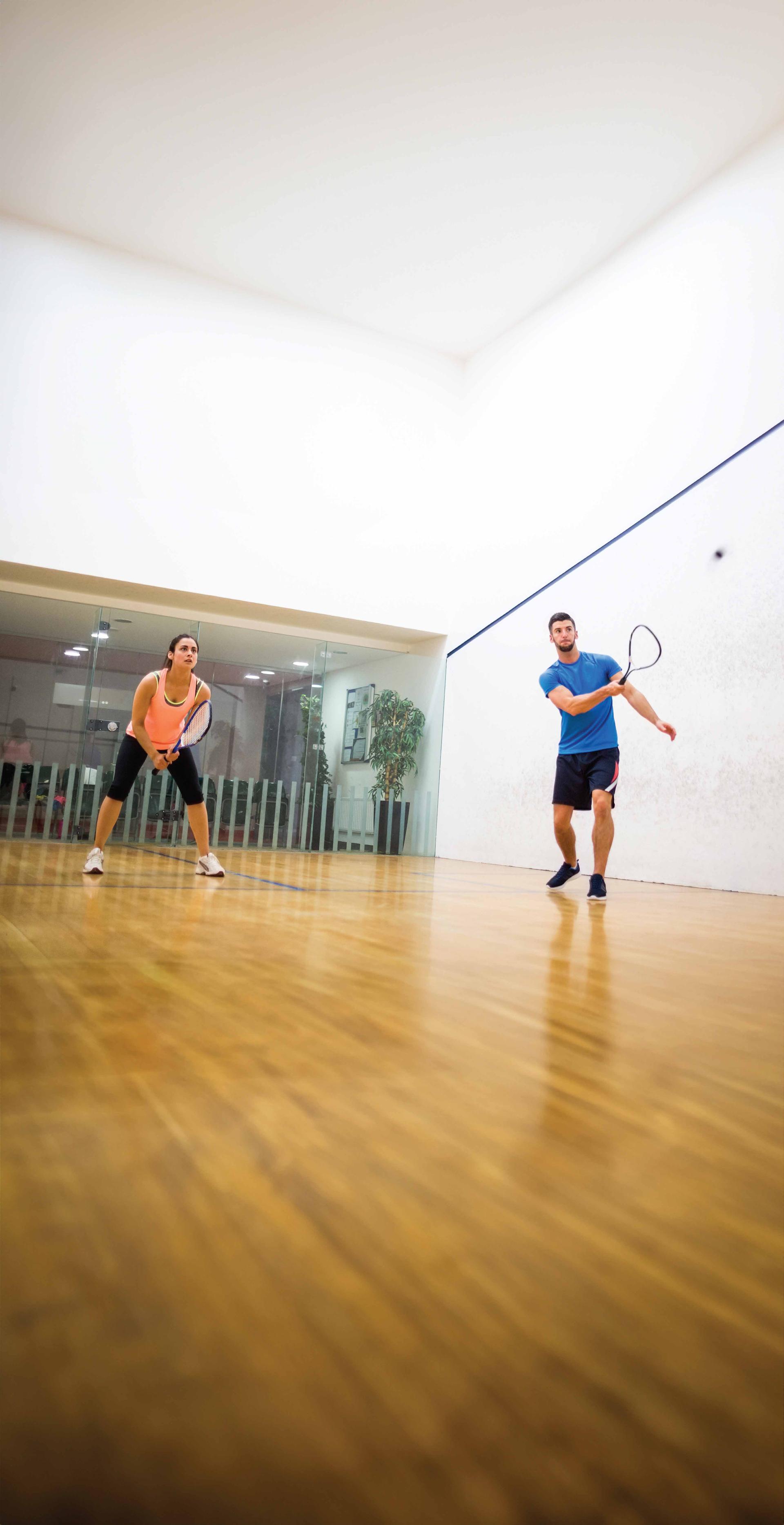 Squash court at Godrej Horizon, Wadala