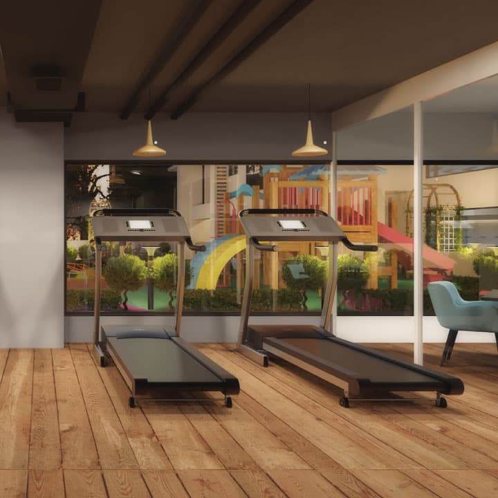 Gym at Marathon NeoValley Narmada, Bhandup West
