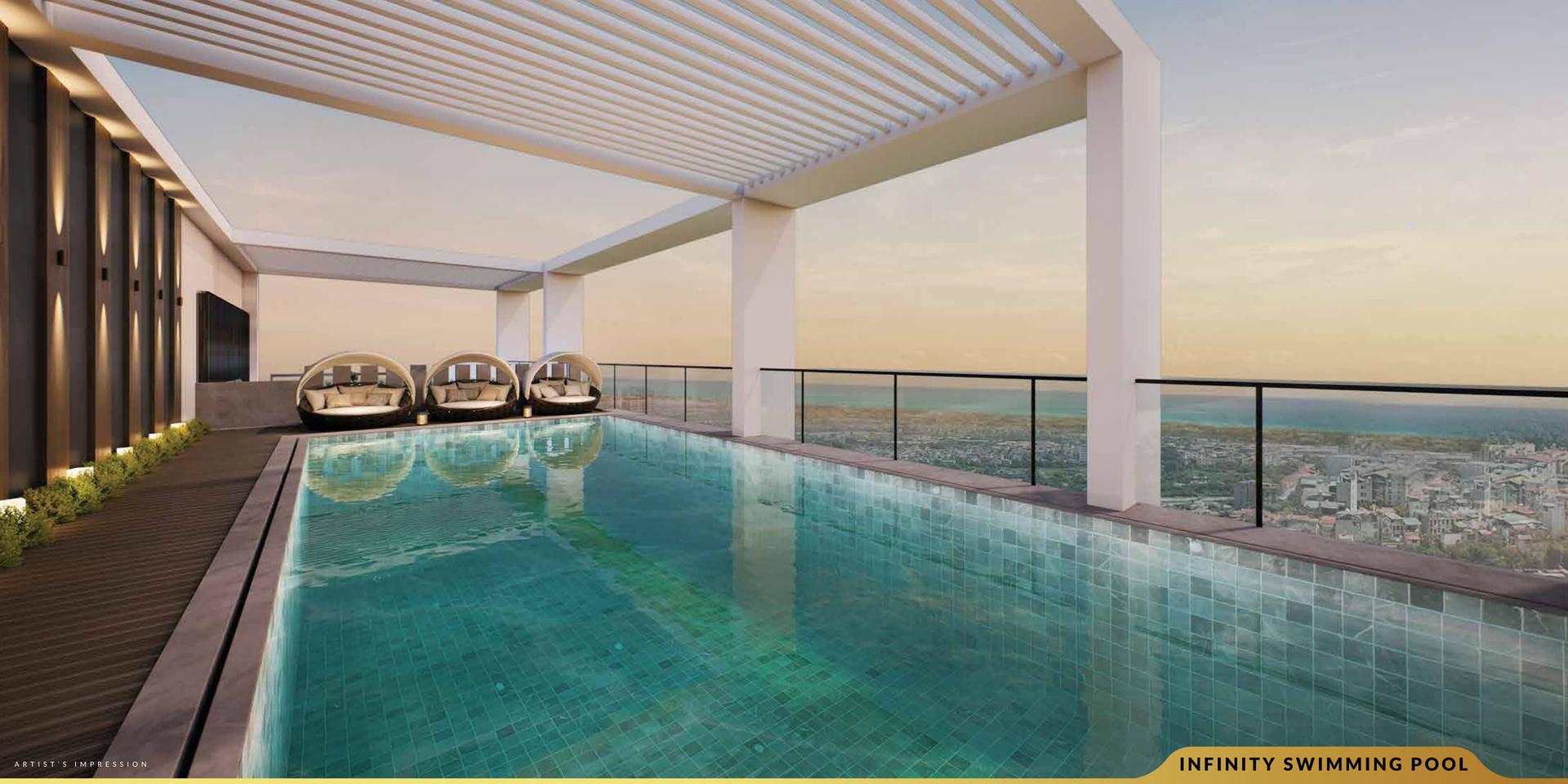 Swimming pool at Esto Arkis, Andheri West