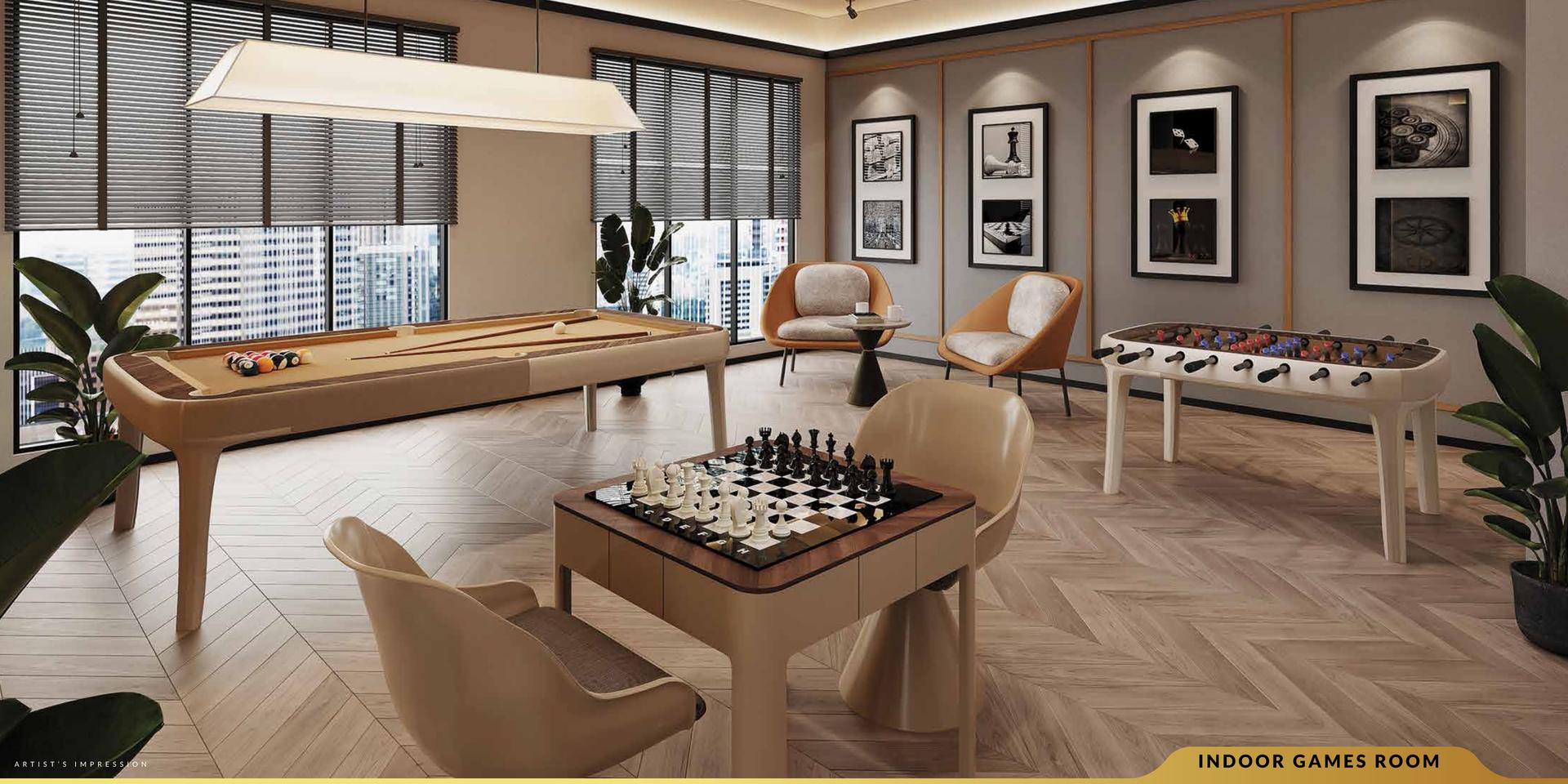Indoor games at Esto Arkis, Andheri West
