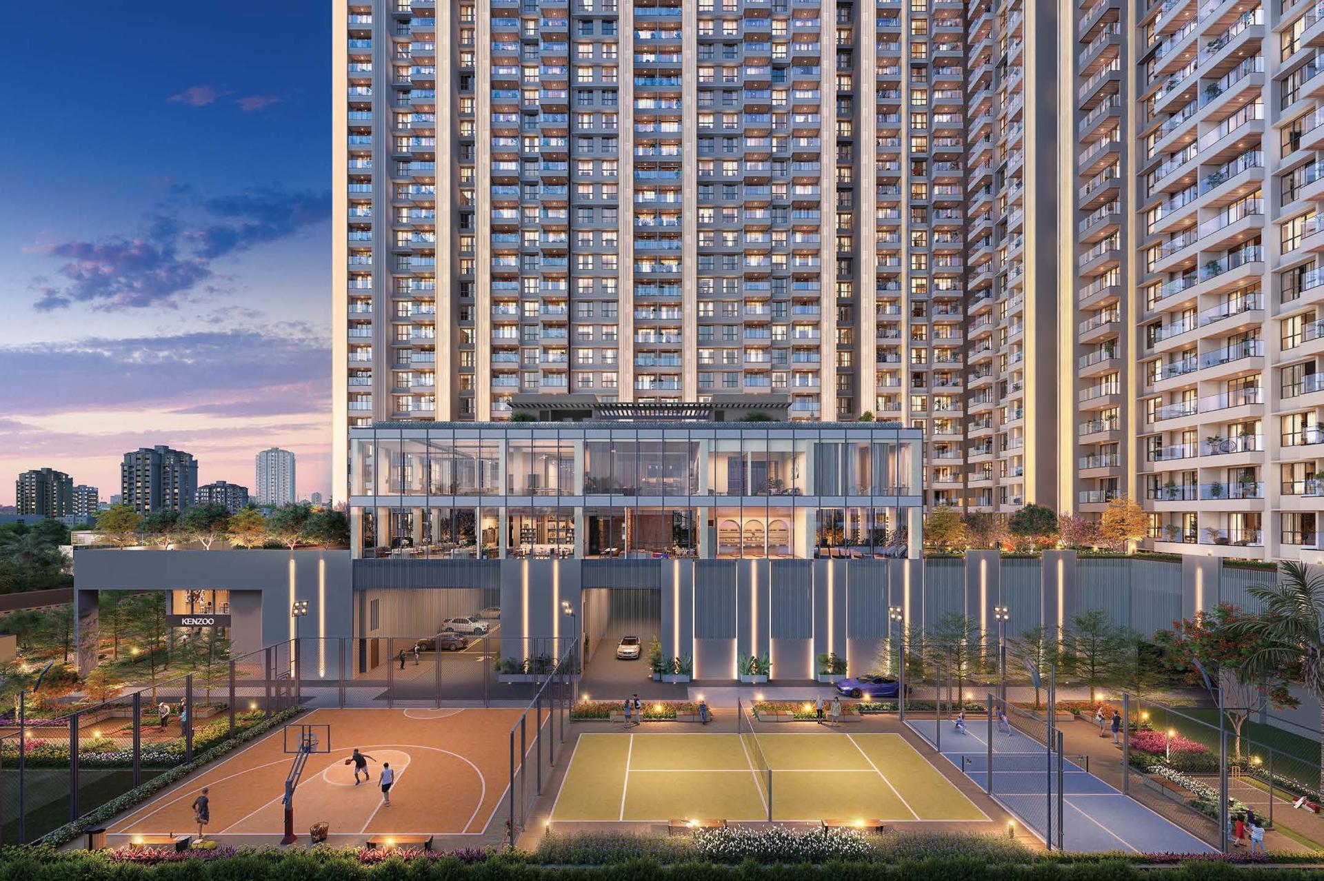 Outdoor sports at Purva Estrella, Lokhandwala