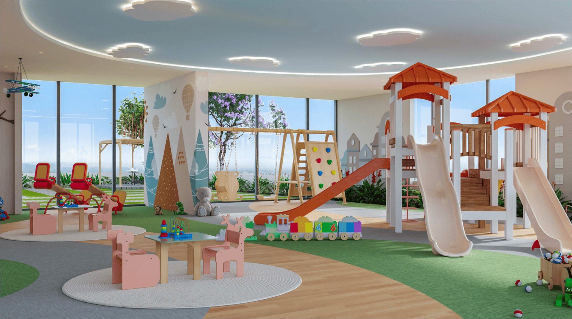 Children's play area at Annapurna Aries, Mira Road East