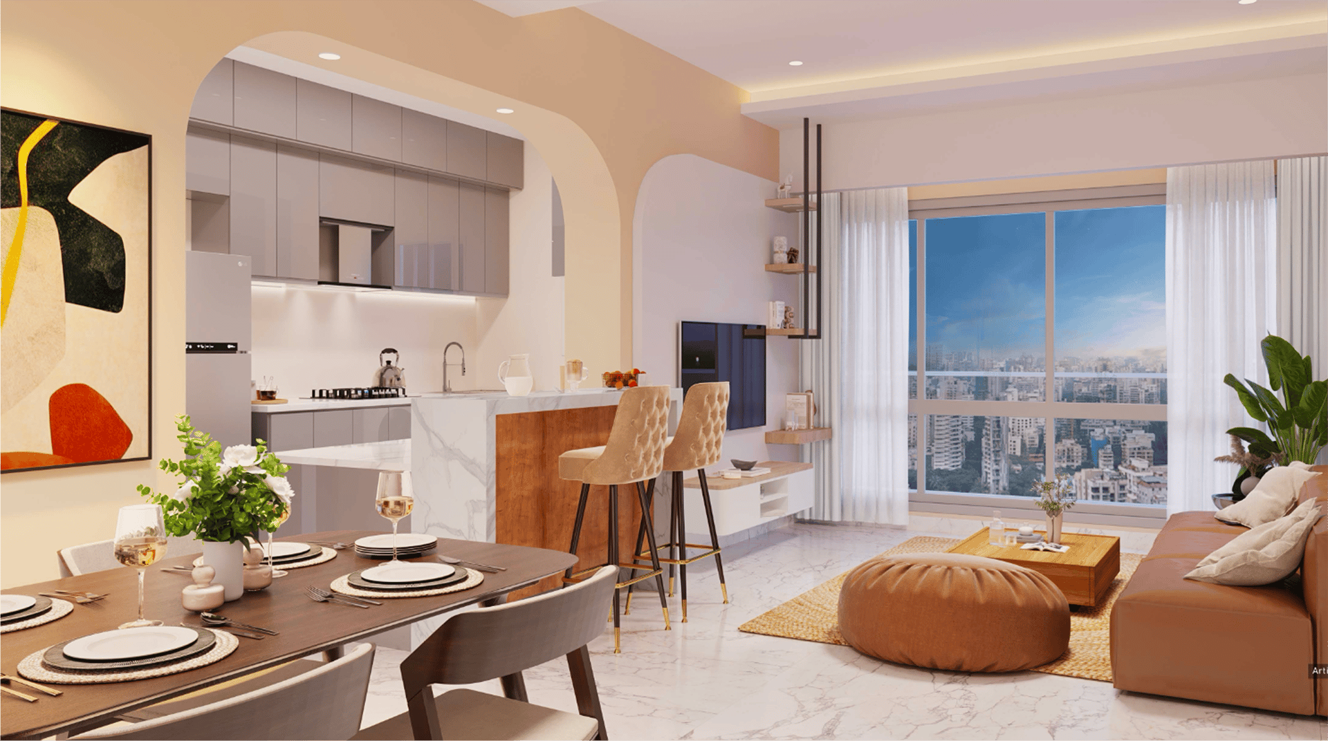Interior 2 at Annapurna Aries, Mira Road East