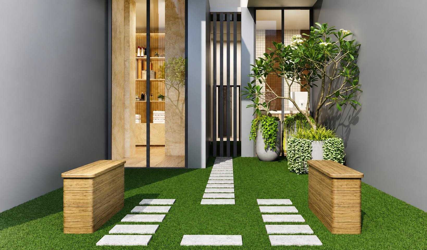 Rooftop terrace at Inspira One, Bandra West