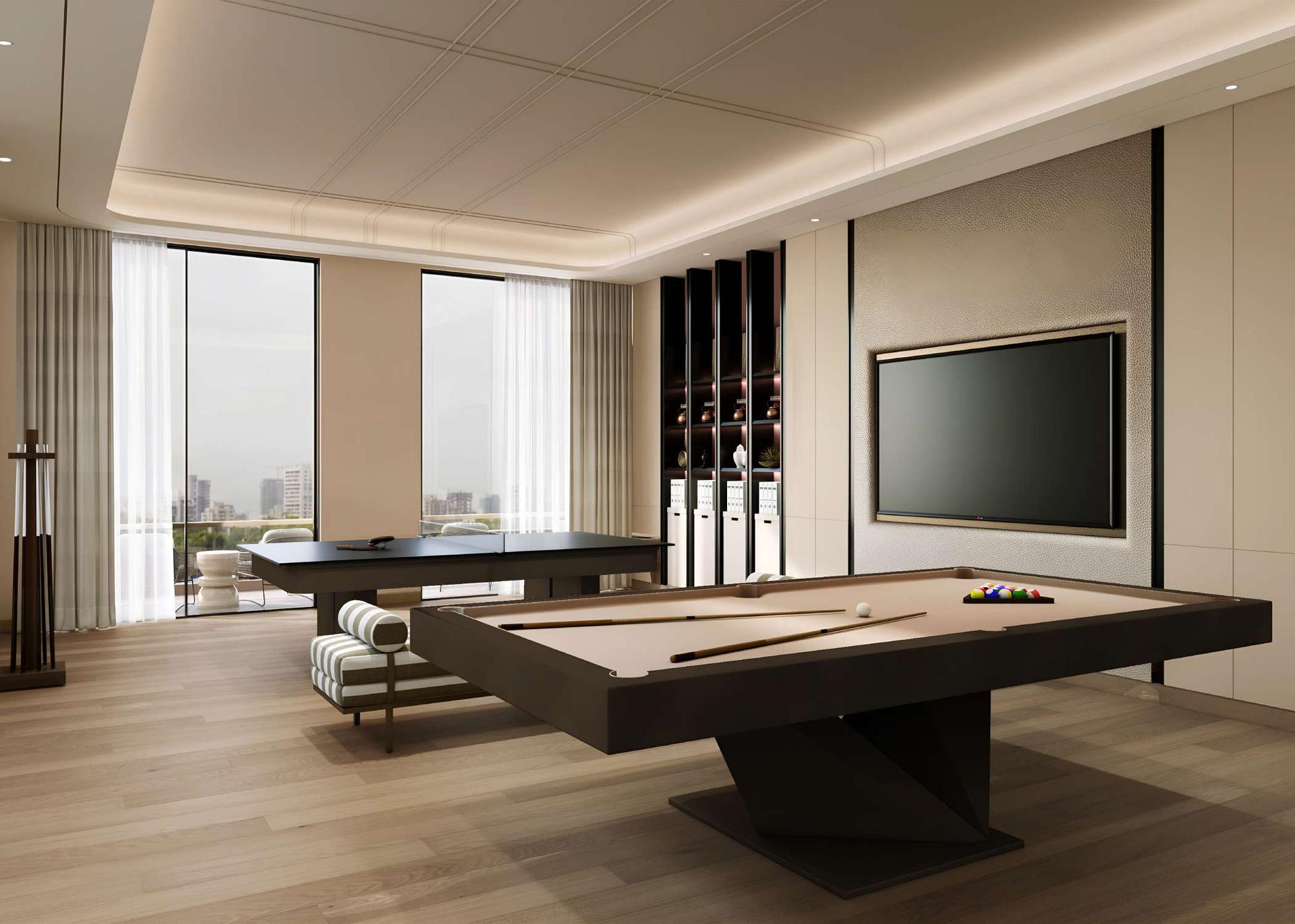 Indoor games at Inspira One, Bandra West