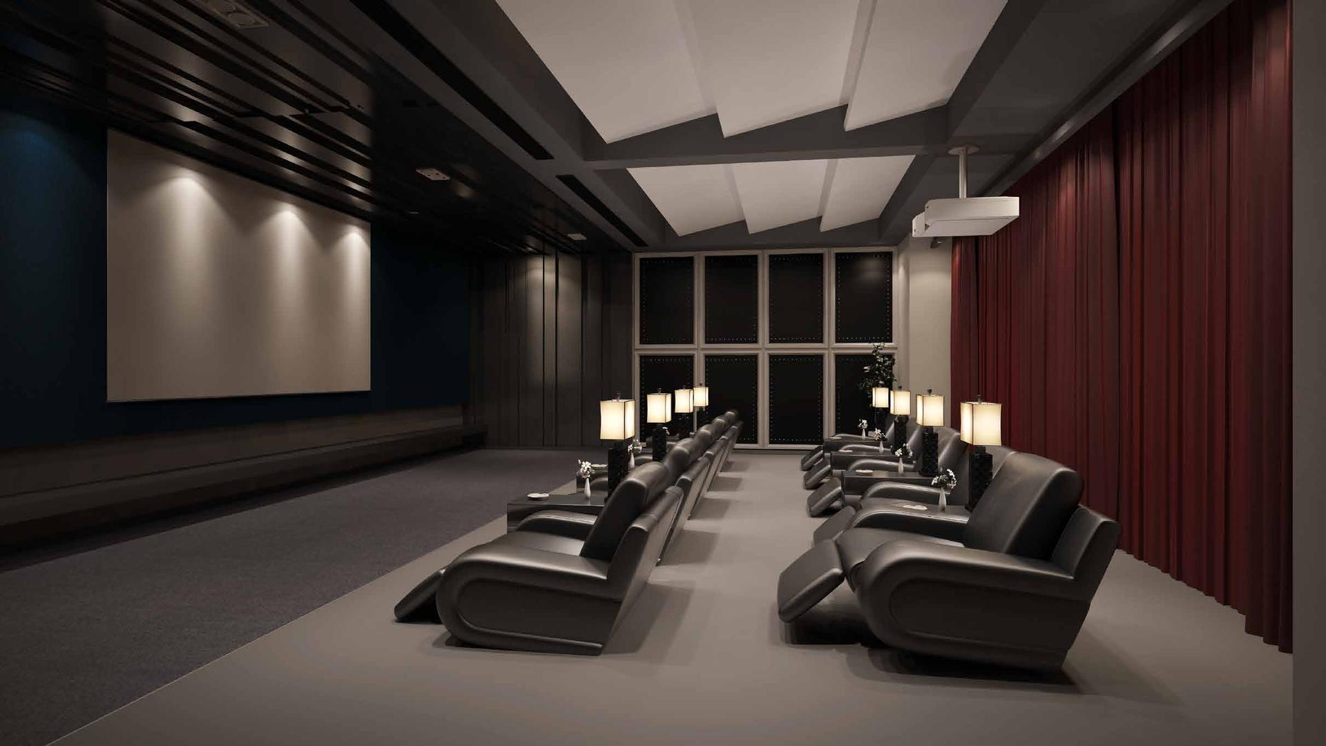 Mini theatre at Sonam Opulence, Mira Road East