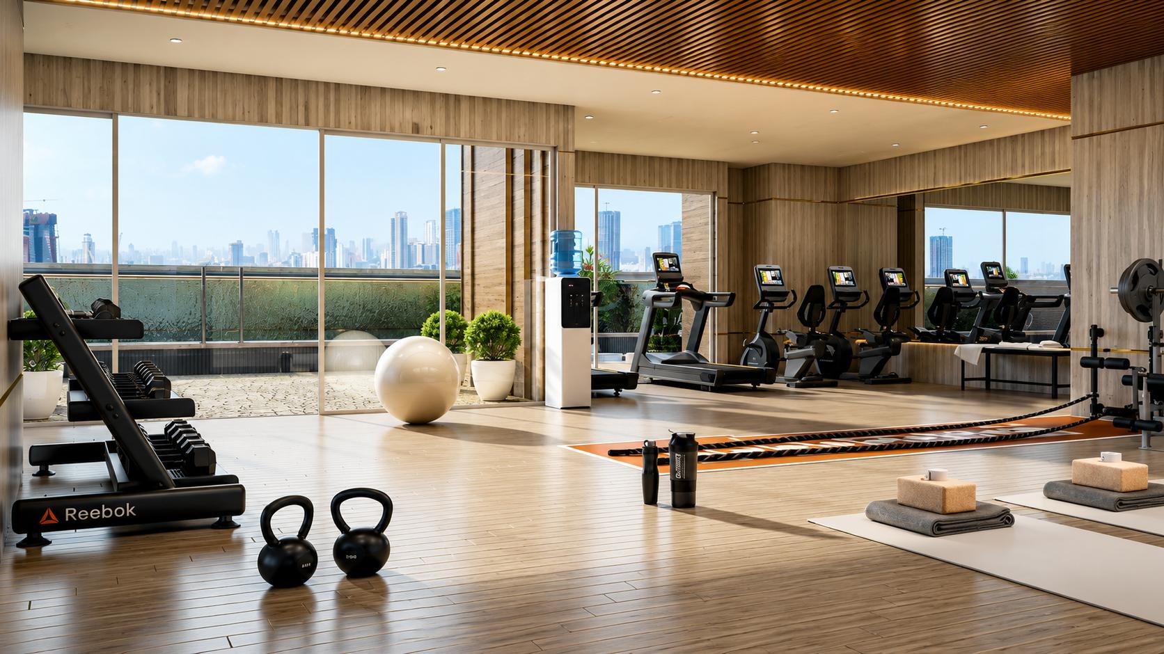 Gym at Evershine Bliss, Khar West