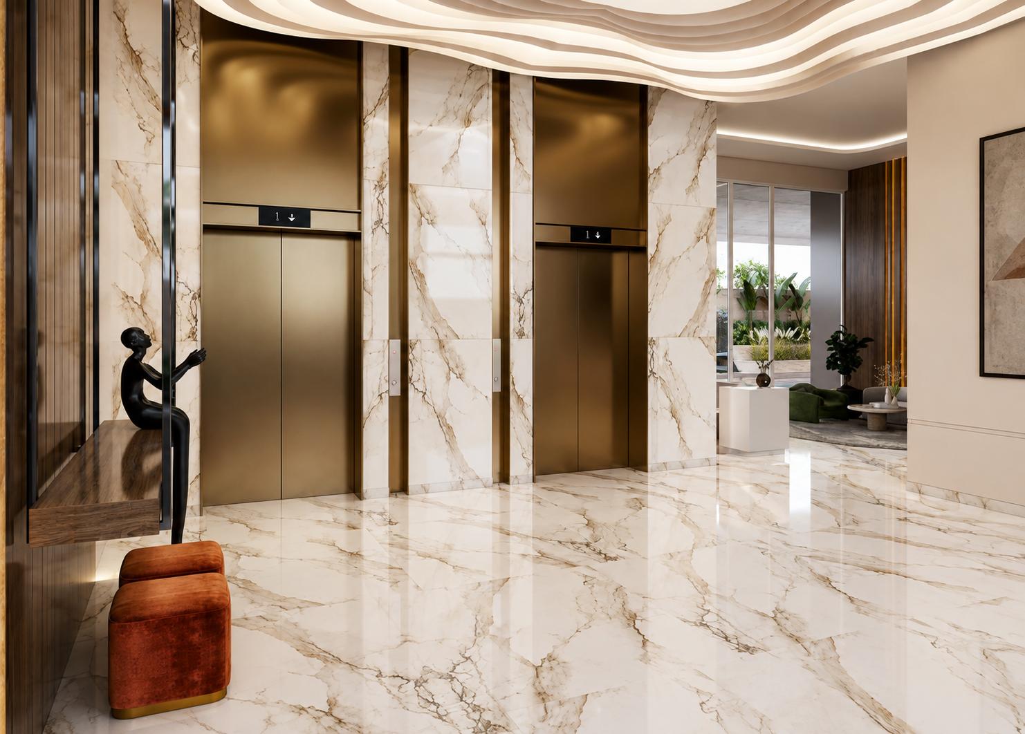 Elevators at Evershine Bliss, Khar West